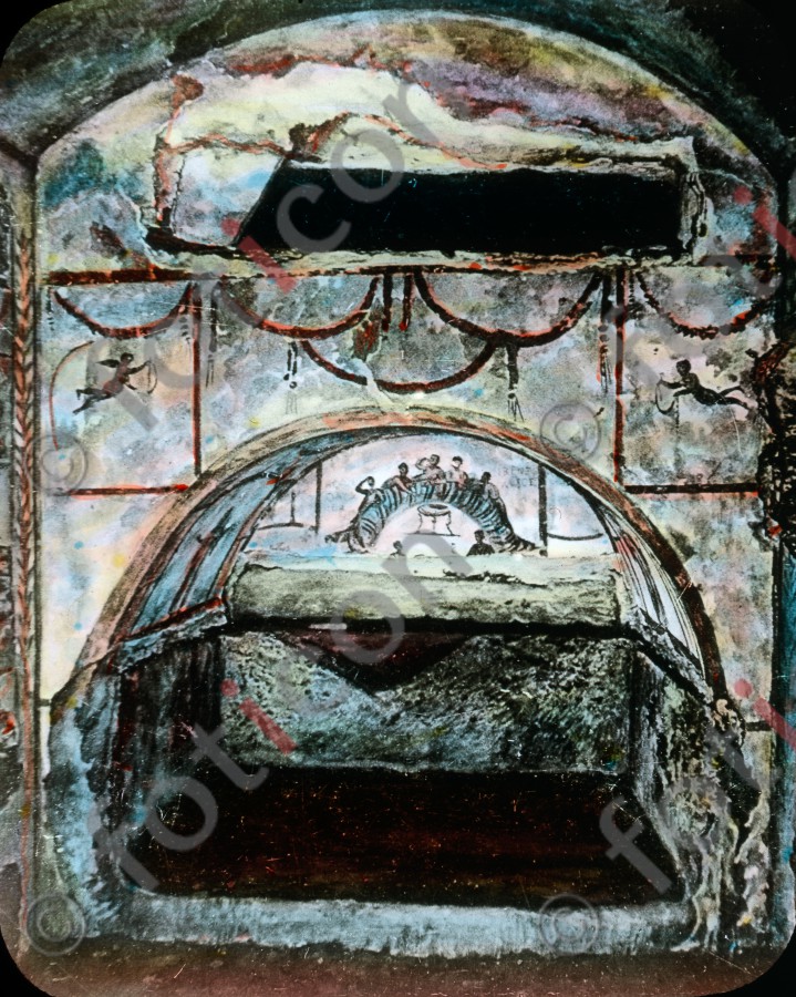 Grabnische | Grave niche - Foto simon-107-016.jpg | foticon.de - Bilddatenbank für Motive aus Geschichte und Kultur